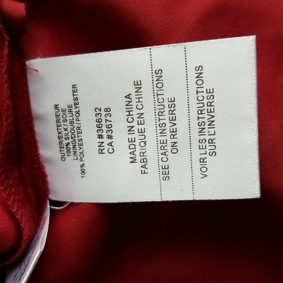 (12-14) Attitude 100% Silk Beaded Embroidered Button Down Top ❤ Long Sleeve - Picture 5 of 7